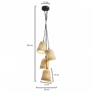 COLGANTE NAIM NATURAL 4 X E-14