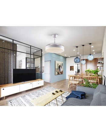 VENTO-VENTILADOR TODO BLANCO D50/100 DIM