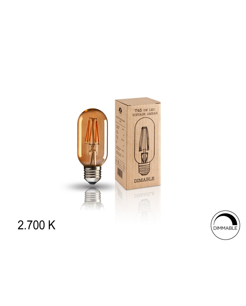 BOMB.LED ·VINTAGE· T45 8W E27