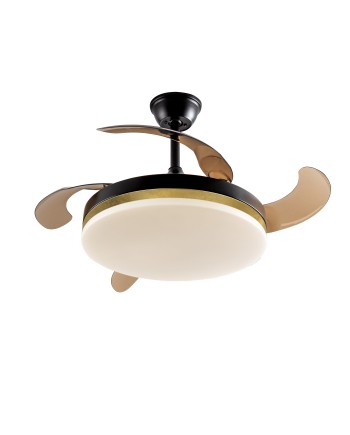 VENTO-VENTILADOR NEGRO-ORO D50/100 DIM