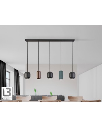 I3-NIMES- LAMPARA 5L NEGRO-COLORES