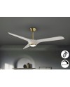 ALISIOS- VENTILADOR BLANCO-BRONCE D152