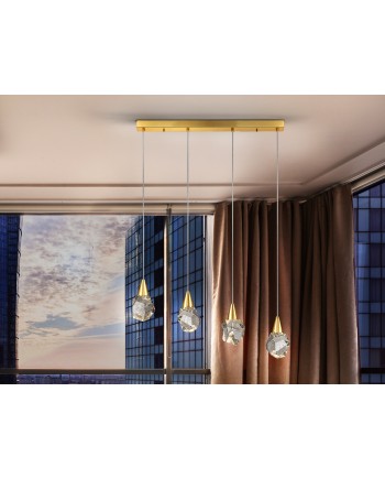 LAMPARA 4L·AQUARIA·ORO MATE