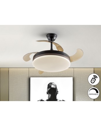 VENTO-VENTILADOR NEGRO D50/100 DIM