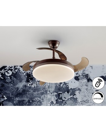 VENTO-VENTILADOR MARRON D50/100 DIMABLE