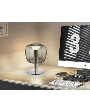 ICON-SOBREMESA CROMO/SMOKE