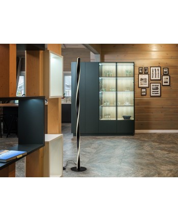 TWIST-LAMPARA DE PIE NEGRO