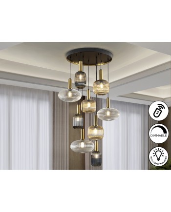 NORMA-LAMP 9L NEGRO-LATON DIM