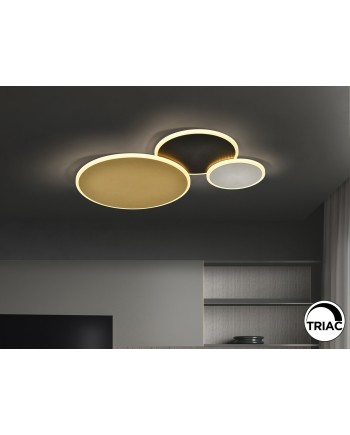 UMBRA- PLAFON ORO-NEGRO-BLANCO