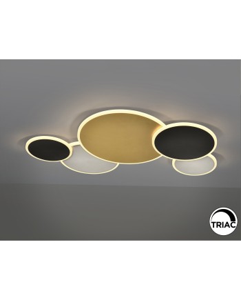 UMBRA-PLAFON GRAN ORO-NEGRO-BLANCO