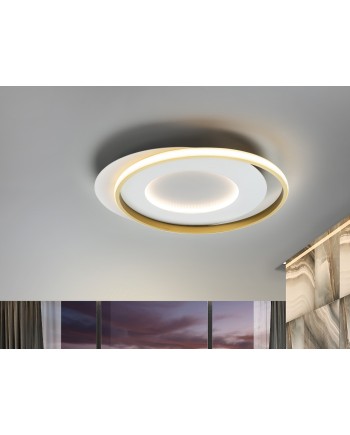 PLAFON ·LIMBOS· BLANCO/ORO