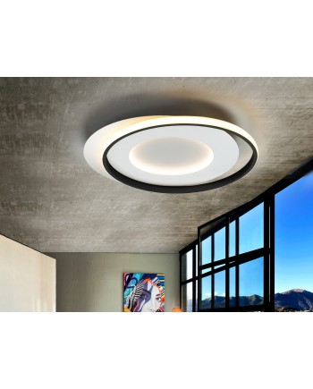 PLAFON ·LIMBOS· BLANCO/NEGRO