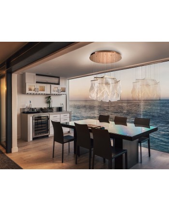 VELOS-LAMPARA 14L ORO ROSA DIMABLE