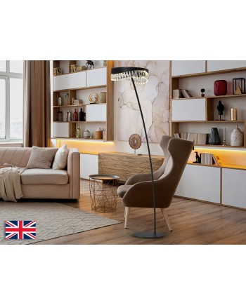 SELENE- PIE SALON NEGRO-CRISTAL UK