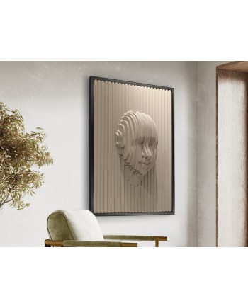 BEIGE FACE- BAJORRELIEVE 90X120