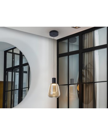 I3-CARISA- LAMPARA 1L NEGRO