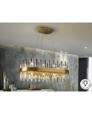 GRACE- LAMPARA 20L ORO OVAL