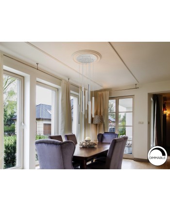 LAMPARA·VARAS· CROMO/BLANCO 9L