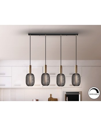 MICRON-LAMPARA 4L ORO/NEGRO