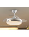 HERON-VENTILADOR BLANCO ORO DIMABLE