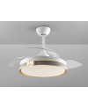 HERON-VENTILADOR BLANCO ORO DIMABLE