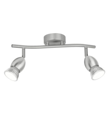 REGLETA 2L BALA NIQUEL SATINAD 2 X 40W GU-10