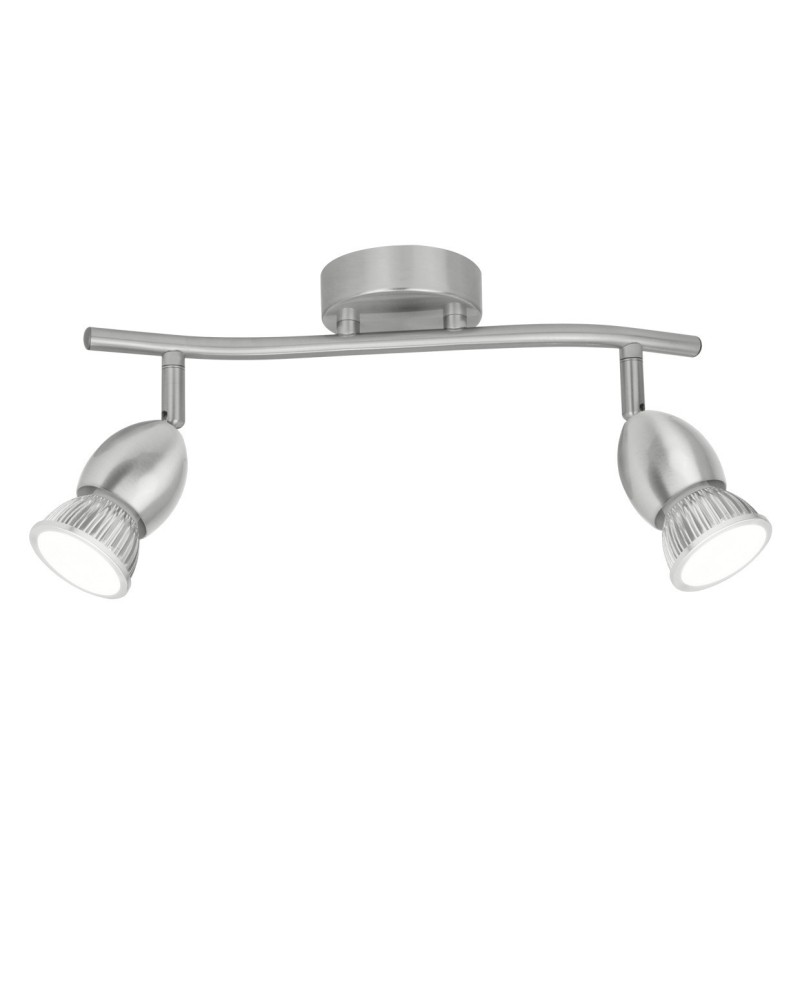 REGLETA 2L BALA NIQUEL SATINAD 2 X 40W GU-10