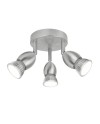 PLAFON 3L BALA NIQUEL  SATINAD 3 X 40W GU-10