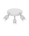 PLAFON 3L BALA BLANCO 3 X 40W GU-10