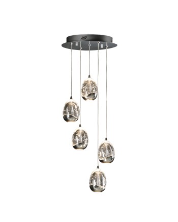 ROCIO- LAMPARA 5L CROMO 30D DIMABLE