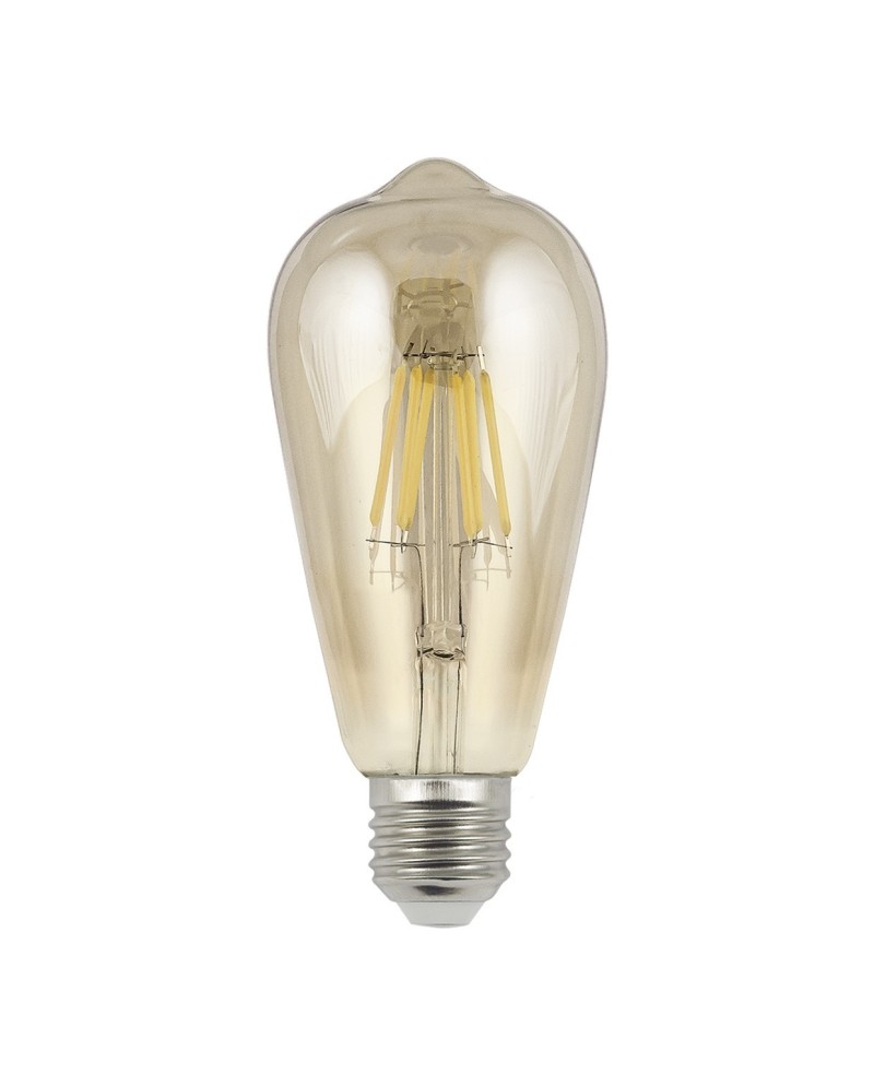 BOMBILLA LED 6W PERA AMBAR LED 6W 570LM 3000K - E-27