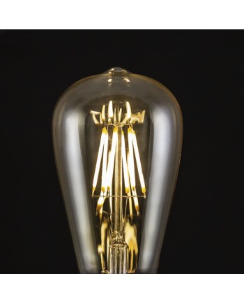 BOMBILLA LED 6W PERA AMBAR LED 6W 570LM 3000K - E-27