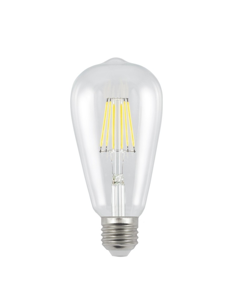 BOMBILLA LED 6W PERA TRANSP. LED 6W 660LM 4000K - E-27
