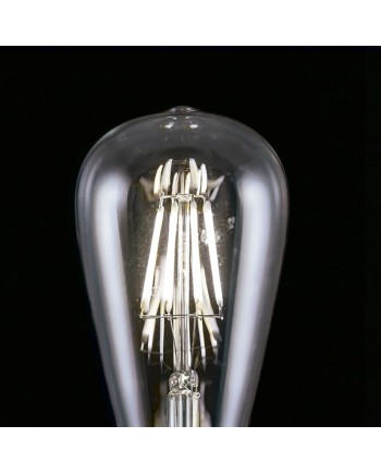 BOMBILLA LED 6W PERA TRANSP. LED 6W 660LM 4000K - E-27