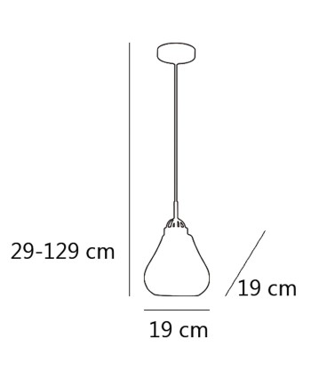 COLGANTE 20 CAPRI NIQUEL SAT 1 X 60W E-27 - DIAMETRO 20CM