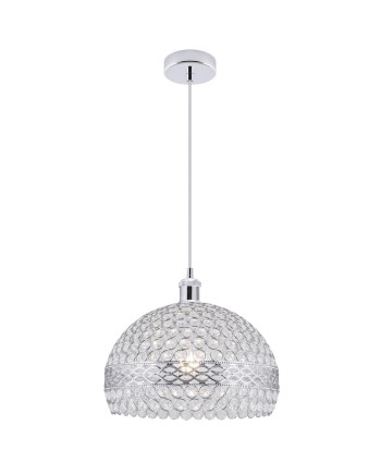 COLGANTE GEMA CROMO 1 X 60W E-27