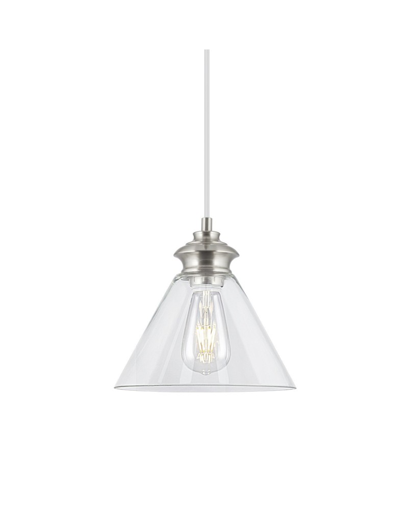 COLGANTE KETA NIQUEL SATINADO 1 X 60W E-27