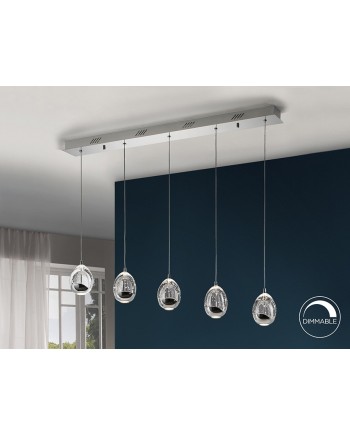 ROCIO- LAMPARA  5L  CROMO