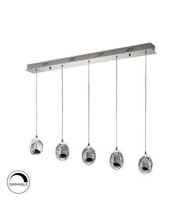 ROCIO- LAMPARA  5L  CROMO