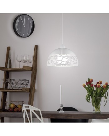 COLGANTE PANG BLANCO 1 X 60W E-27