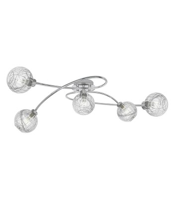 PLAFON 5L ROLO CROMO 5 X 40W G-9