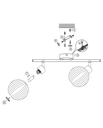REGLETA 2L ROLO CUERO 2 X 40W G-9
