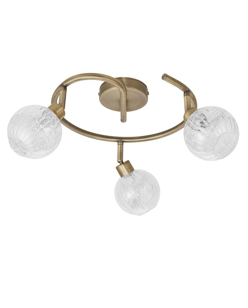 REDONDO 3L ROLO CUERO 3 X 40W G-9