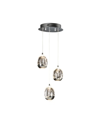 ROCIO- LAMPARA 3L CROMO 25D