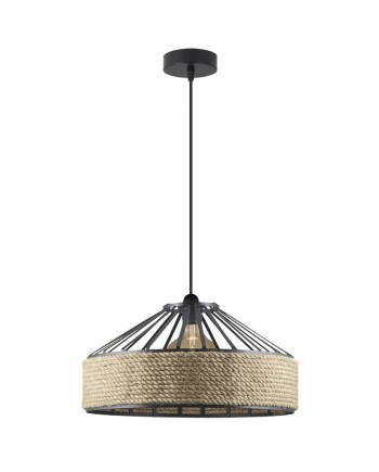 COLGANTE WEST NEGRO 1 X 60W E-27