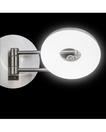 APLIQUE NIKY NIQUEL SATINADO LED 5W 500LM 4000K