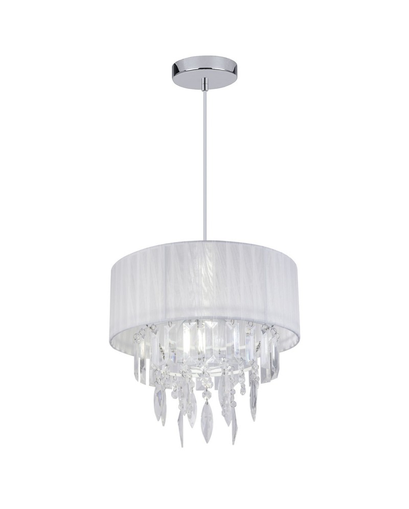 COLGANTE CAPEL CROMO 1 X 60W E-27