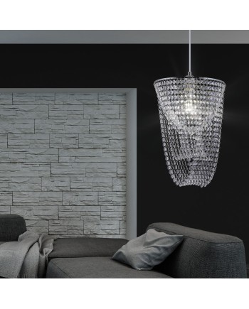 COLGANTE NAREIA CROMO 1 X 60W E-27