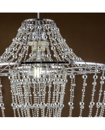 COLGANTE TEBAS CROMO 1 X 60W E-27