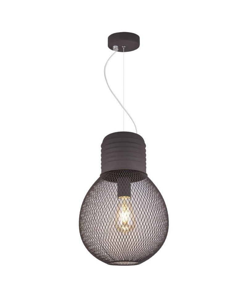 COLGANTE AUSTIN MARRON 1 X 60W E-27